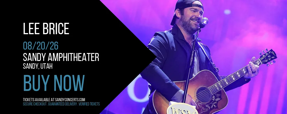 Lee Brice at Sandy Amphitheater