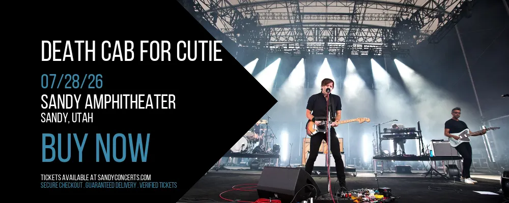 Death Cab for Cutie at Sandy Amphitheater