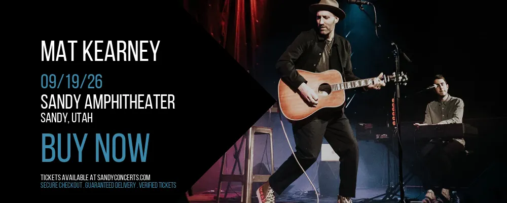 Mat Kearney at Sandy Amphitheater