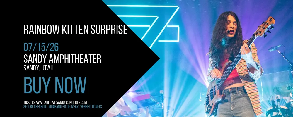 Rainbow Kitten Surprise at Sandy Amphitheater